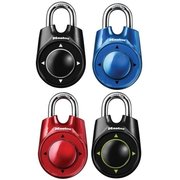 Master Lock Master Lock Assorted Colors Set Your Own Speed Dial Combination Lock  1500ID 71649114694